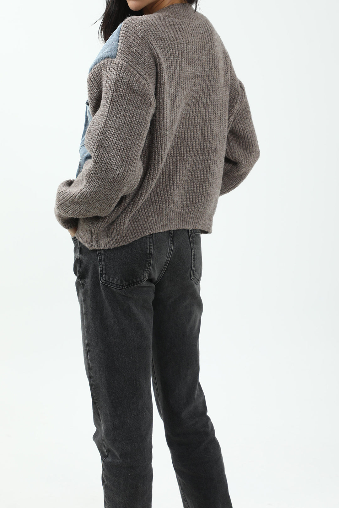 La Vie │ Cardigan asymétrique en denim