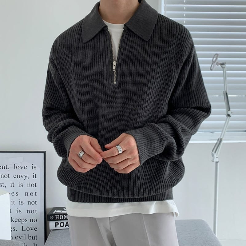 Pull Chaud Demi-Zip - Domenico