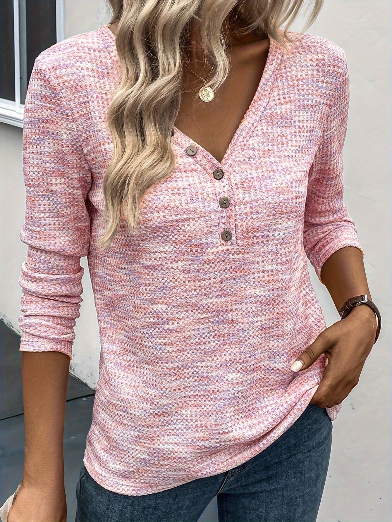 Reyna - Blouse Élégante à Manches Longues pour l'Automne pour Femmes