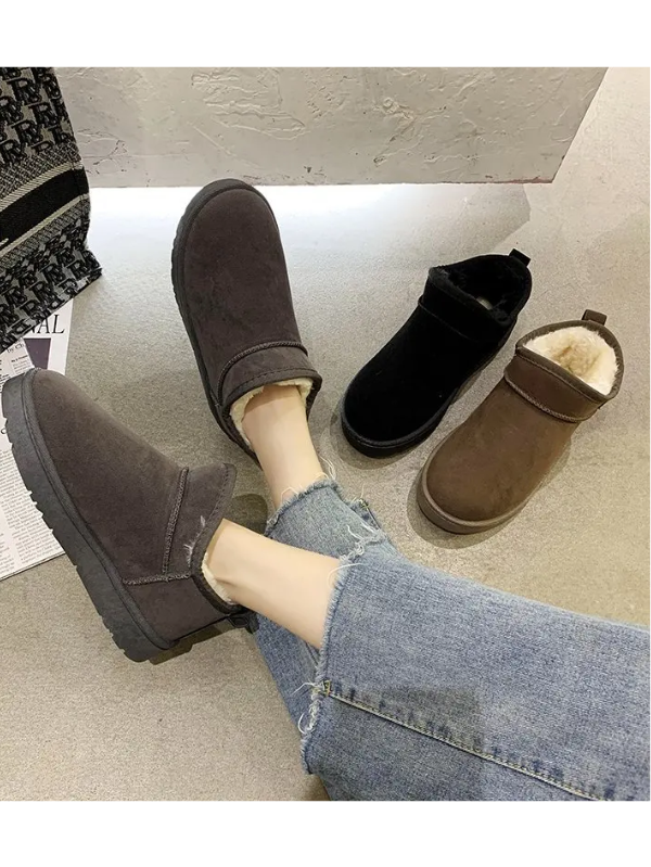 Lucille - Bottes basses d'hiver rembourrées