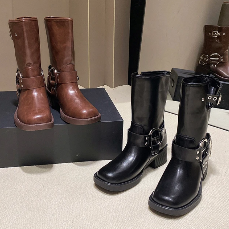 Bottes à boucles hautes - Plantée