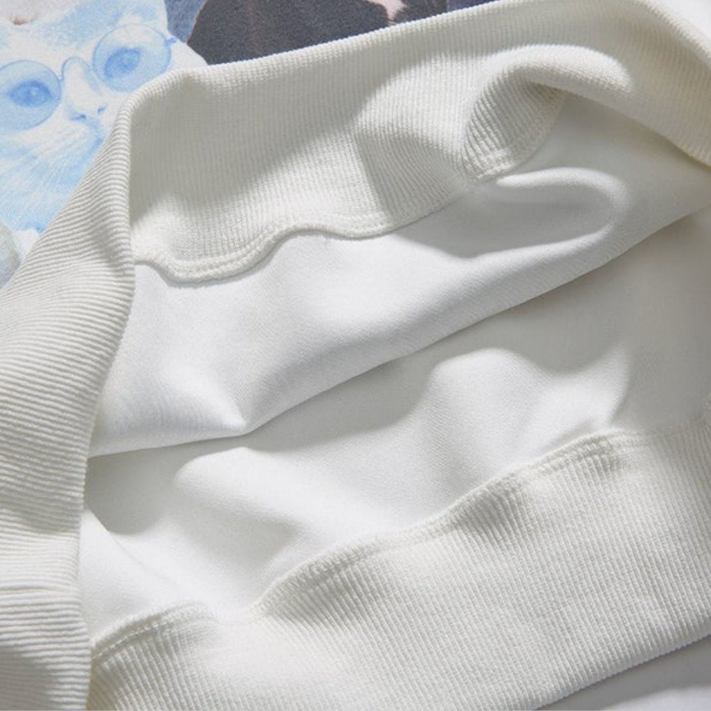 Arietty - Sweat-shirt décontracté en coton avec motif de chats