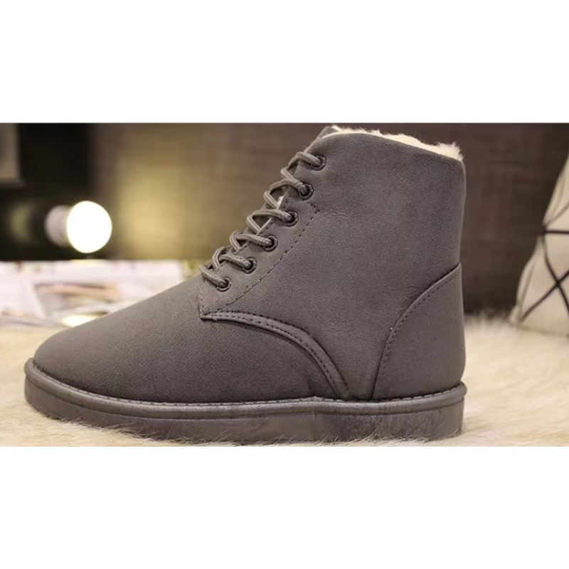 Margaux - Chaussures d'hiver hautes et souples en cuir pour femmes