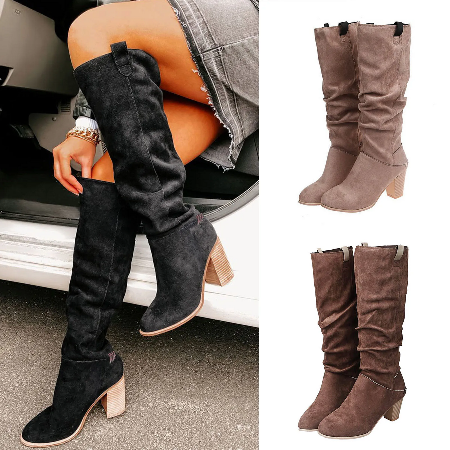 Bottes d'hiver hautes - Poubelle