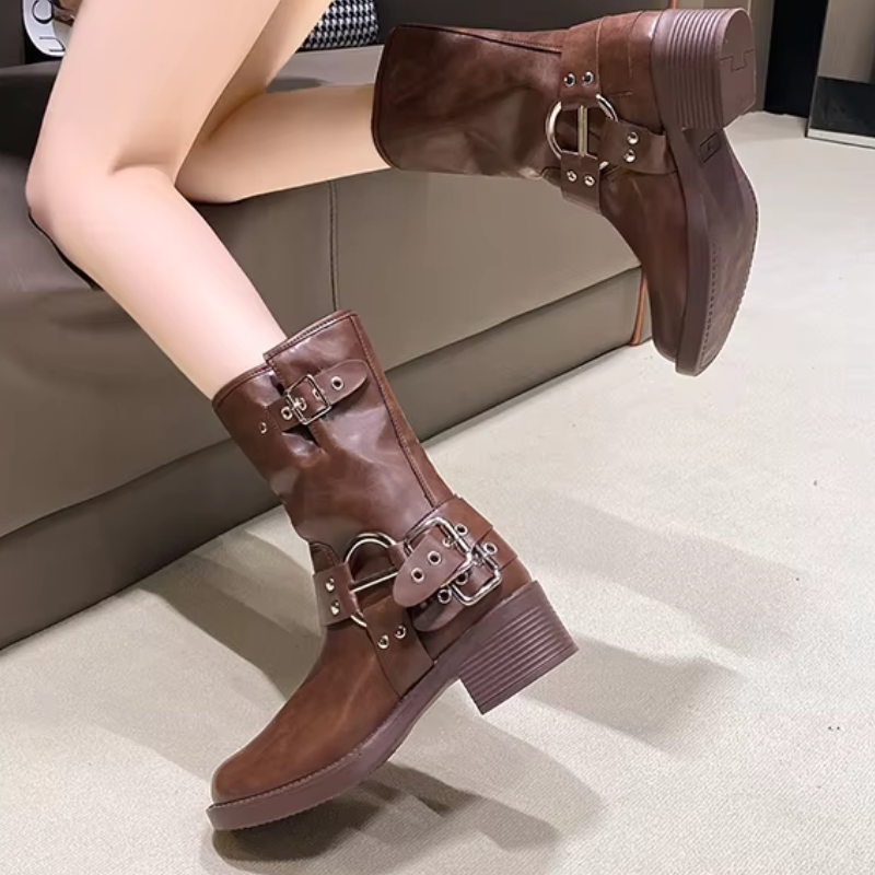 Bottes à boucles hautes - Plantée