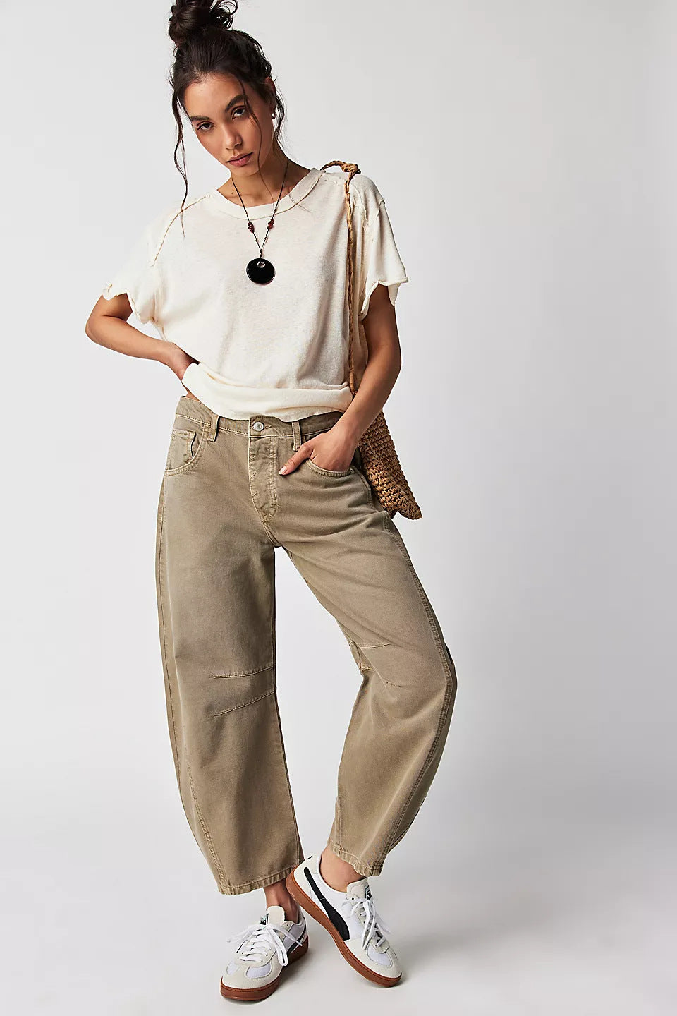 Sawda | Pantalon Ample Décontracté Vintage pour Femme