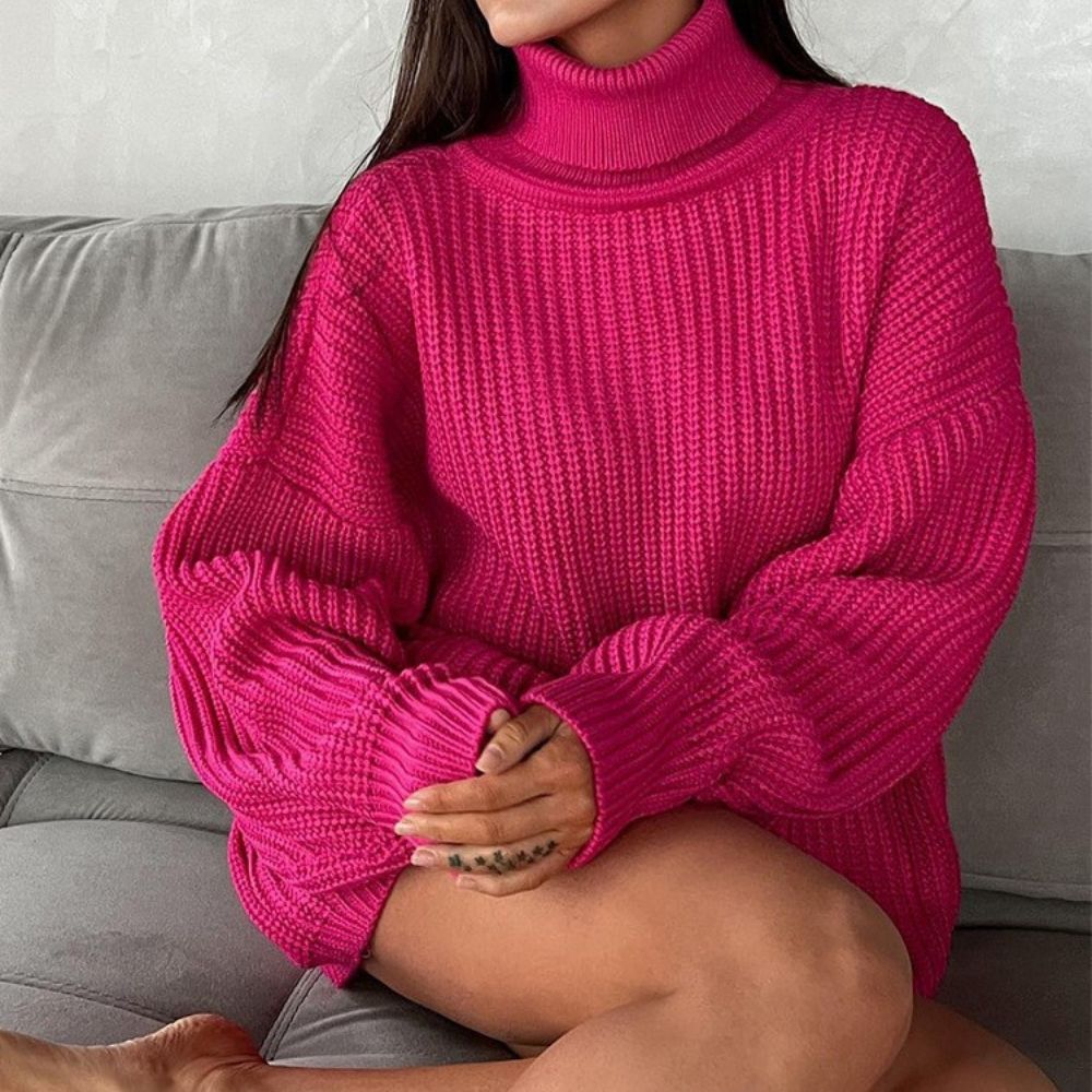 Ariadna - Pull en maille à col roulé