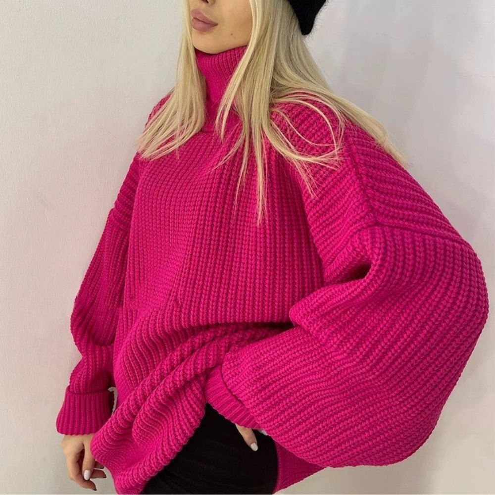 Ariadna - Pull en maille à col roulé