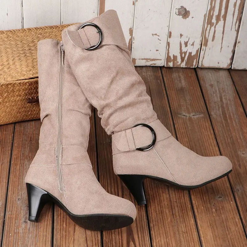 Bottes à bout rond avec boucle - Rheane