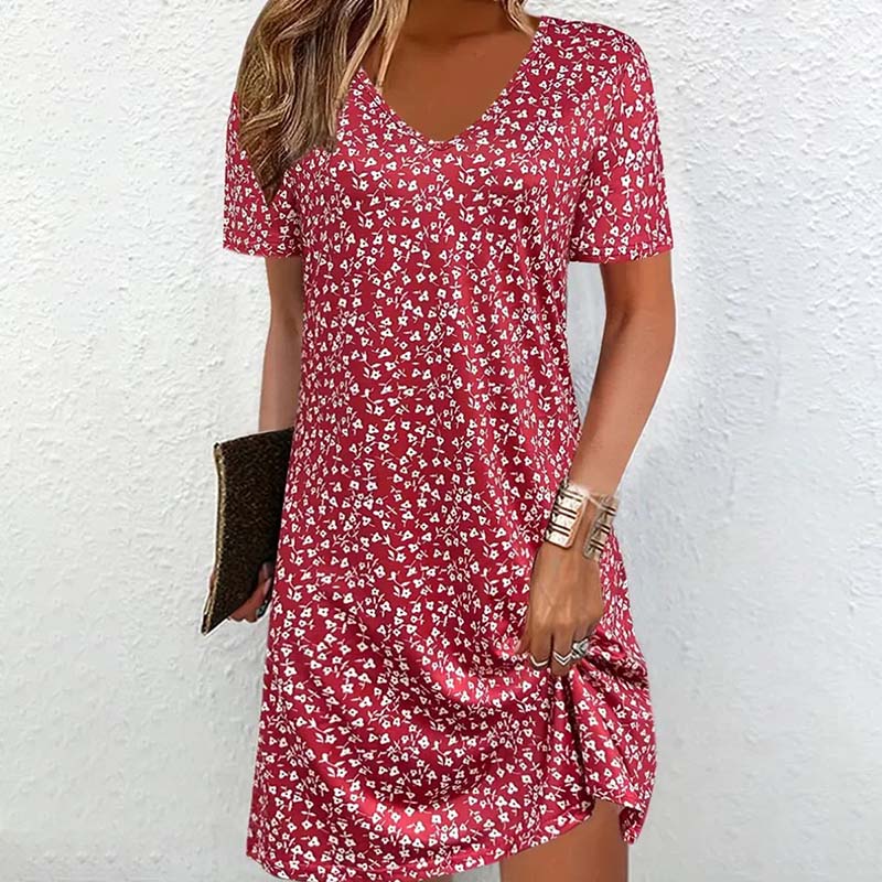 Mina - Robe décontractée à motif floral