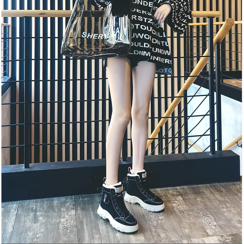 Camille - Chaussures hautes simples d'hiver pour dames