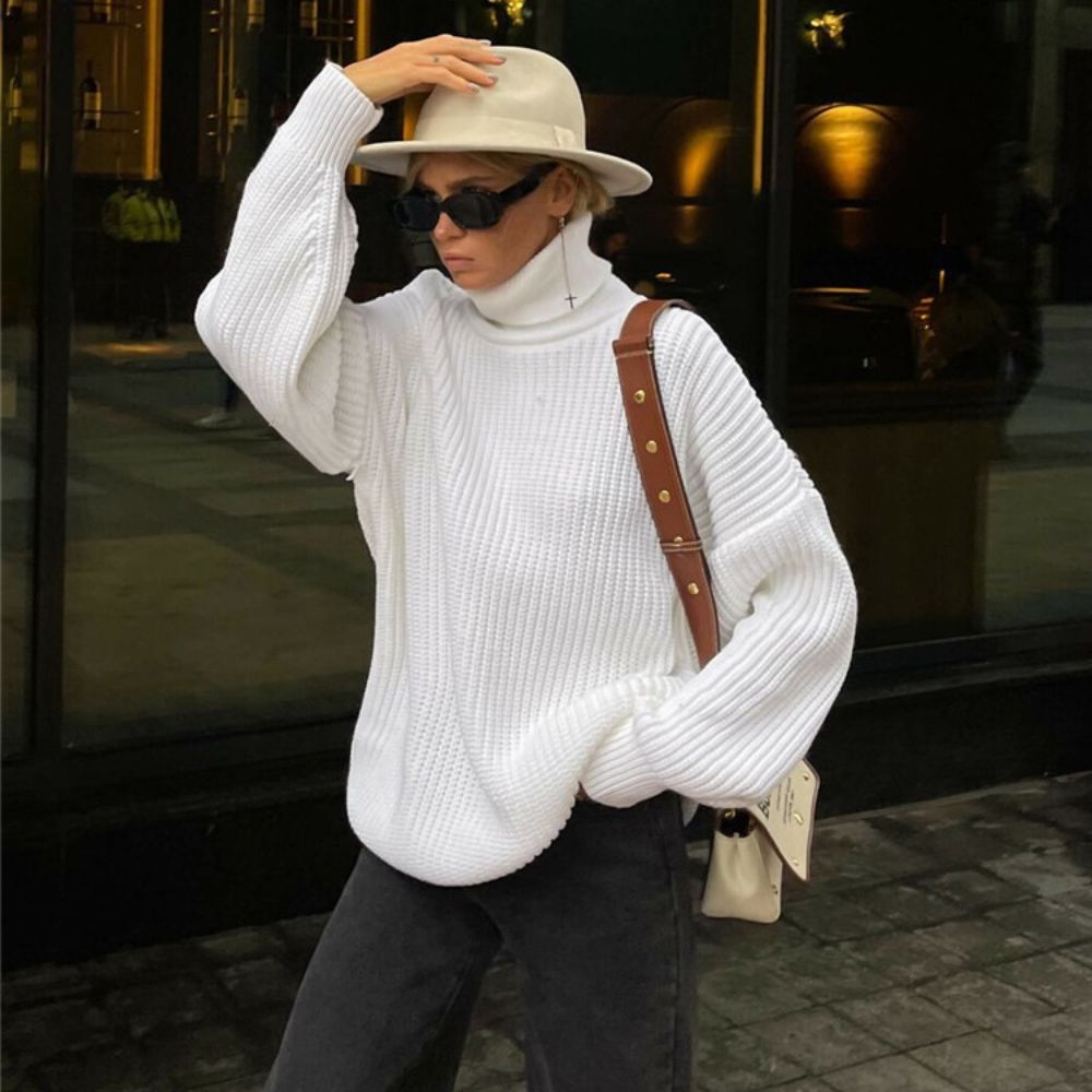 Ariadna - Pull en maille à col roulé