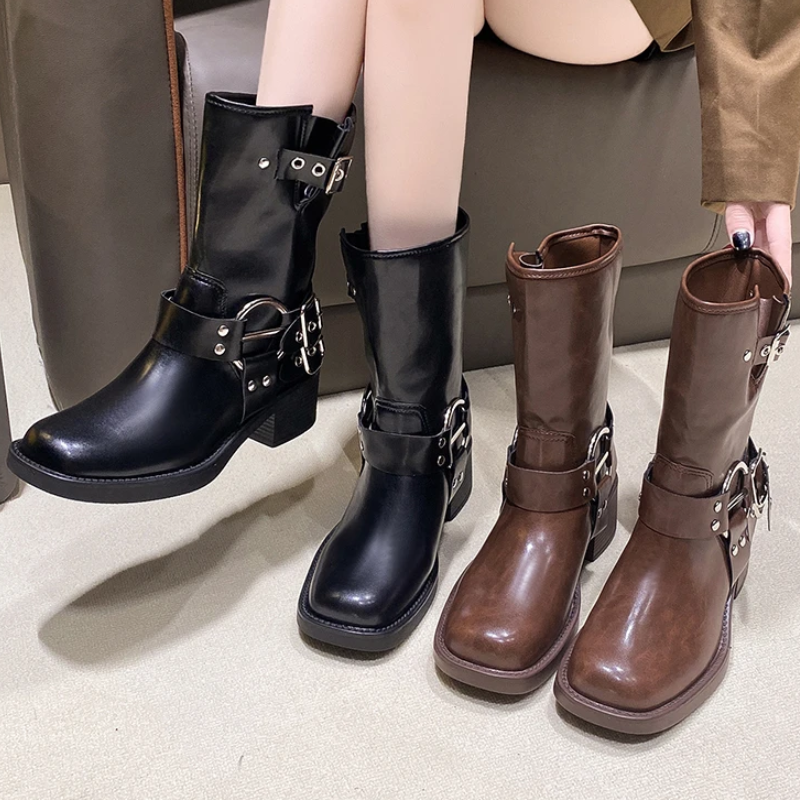 Bottes à boucles hautes - Plantée