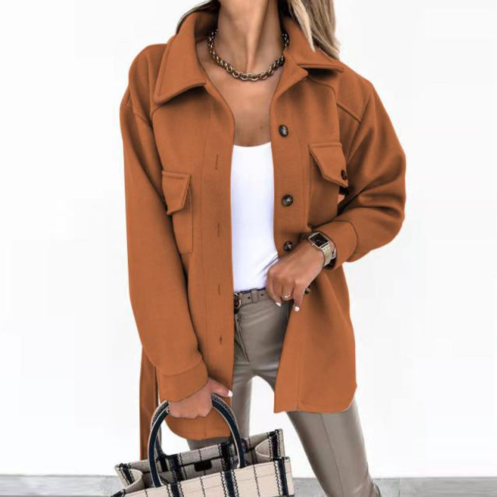 Manteau boutonné élégant - Madlaina