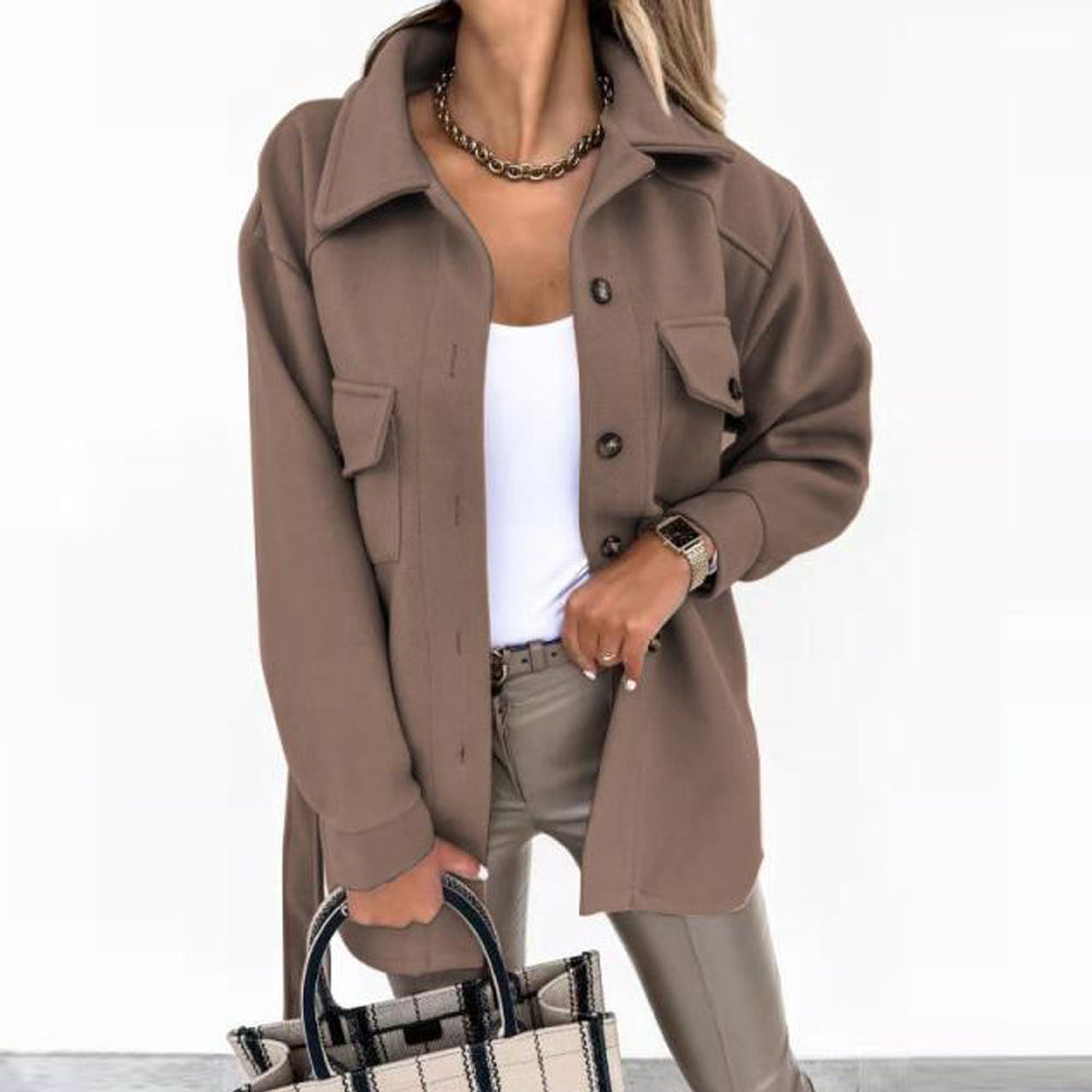 Manteau boutonné élégant - Madlaina