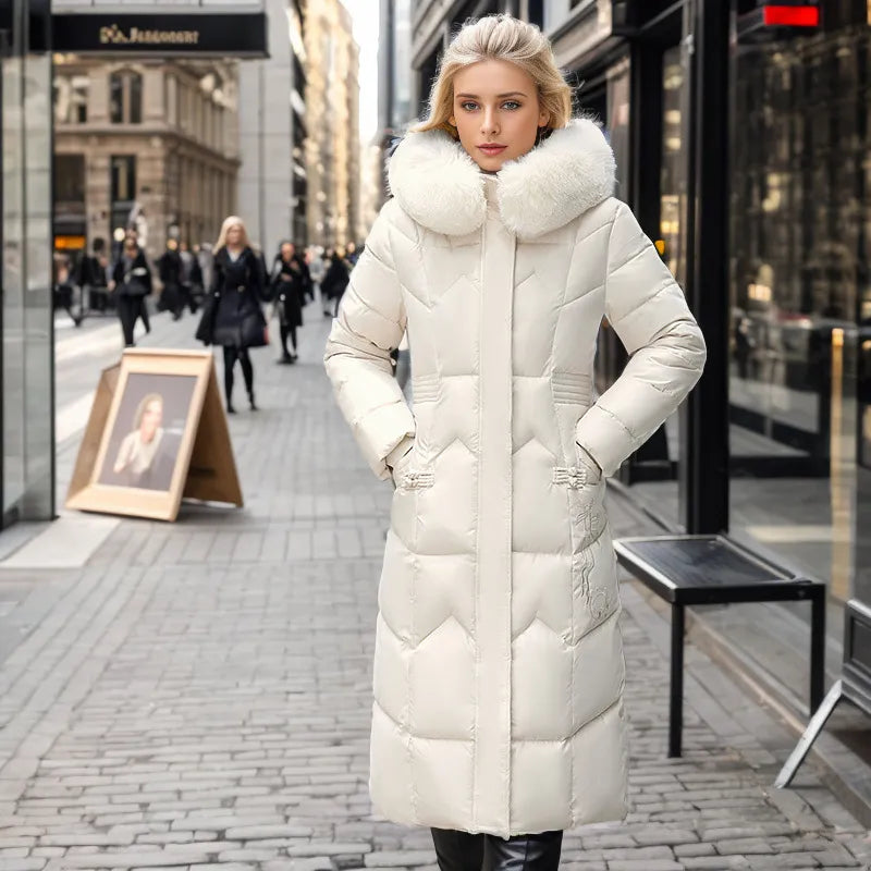 Fayette - Manteau Long d'Hiver Slim