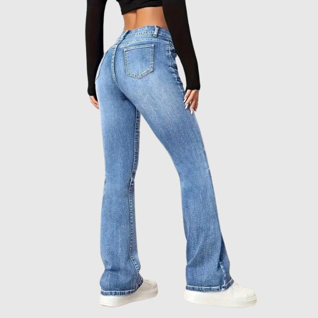 Marie - Pantalon En Denim Décontracté