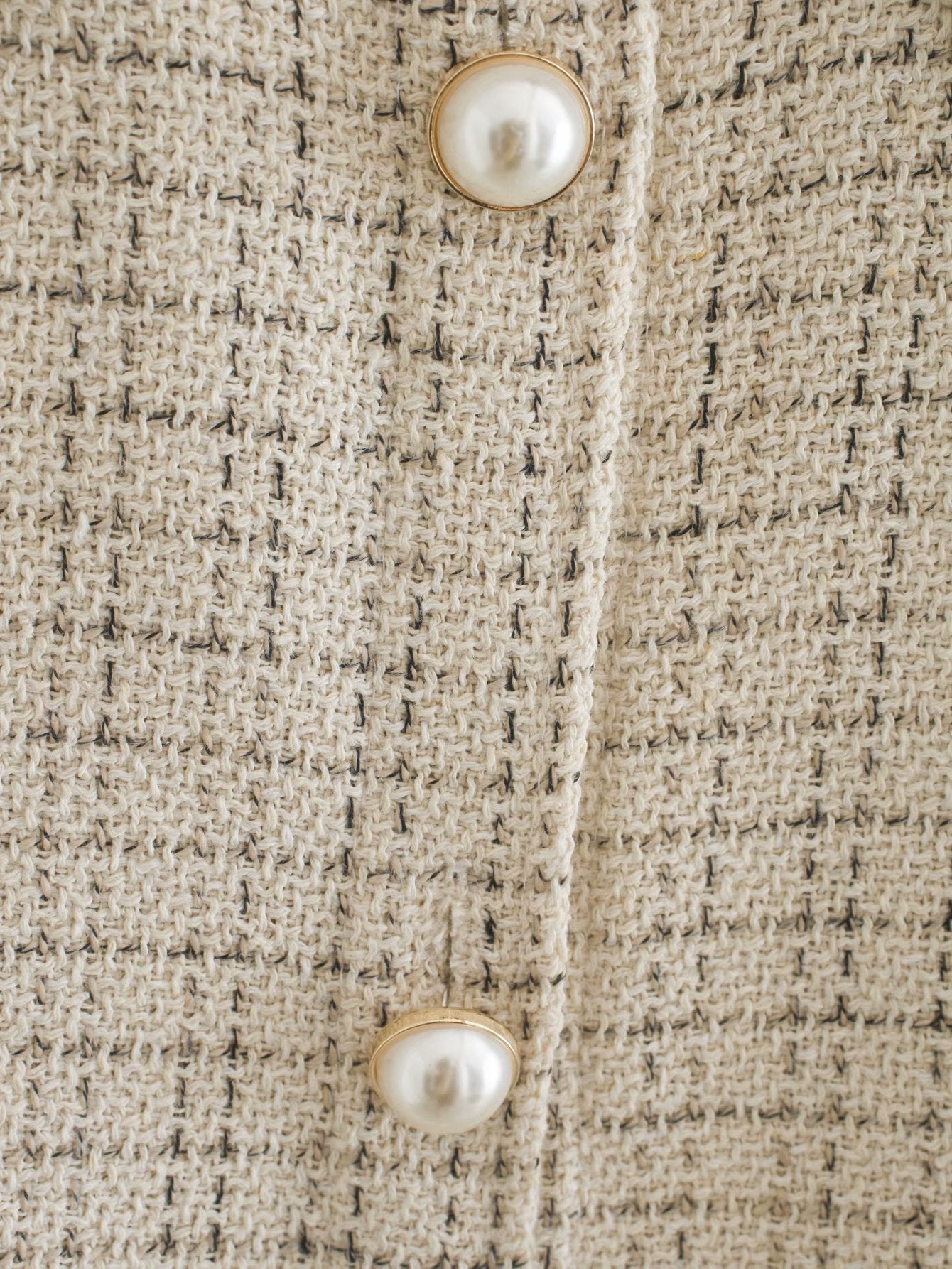 Carole - Manteau pour femmes avec boutons en perles