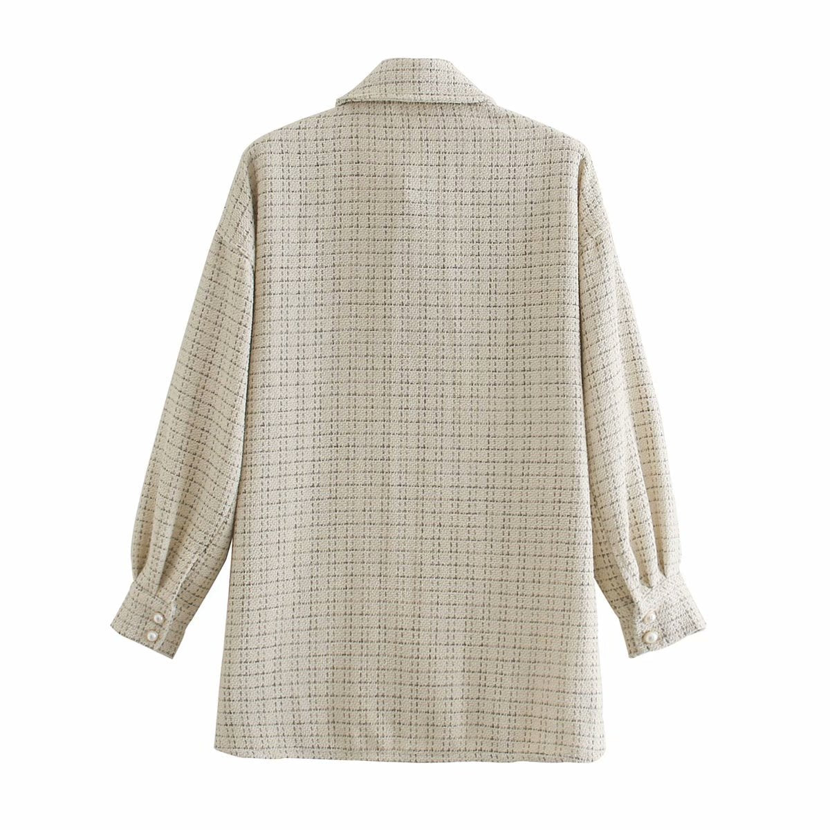 Carole - Manteau pour femmes avec boutons en perles