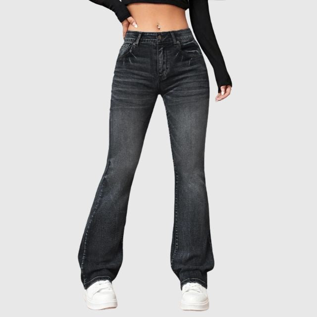 Marie - Pantalon En Denim Décontracté
