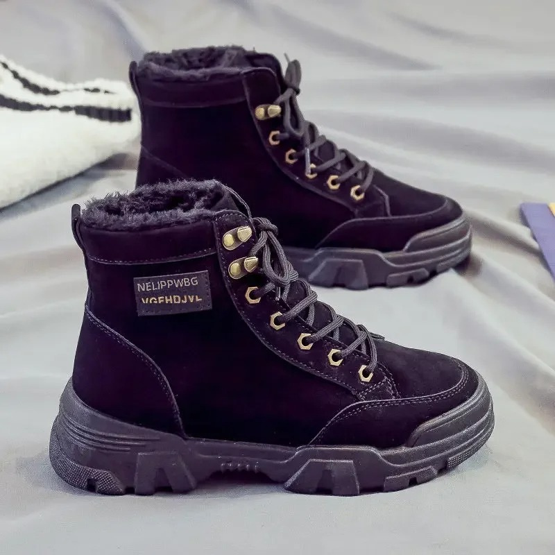 Amber - Chaussures D'Hiver À Semelles Épaisses Et Hautes Pour Dames