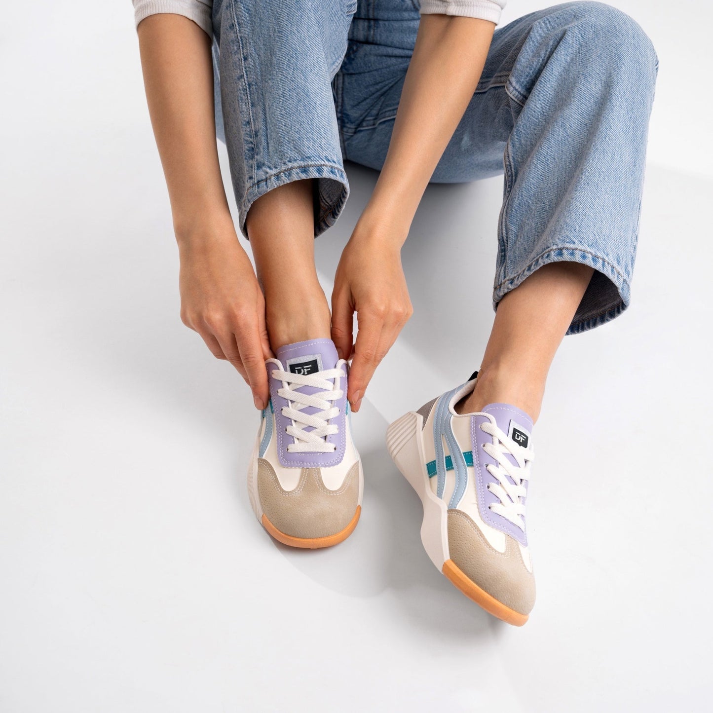 Raniya - Baskets vintage ultra confortables