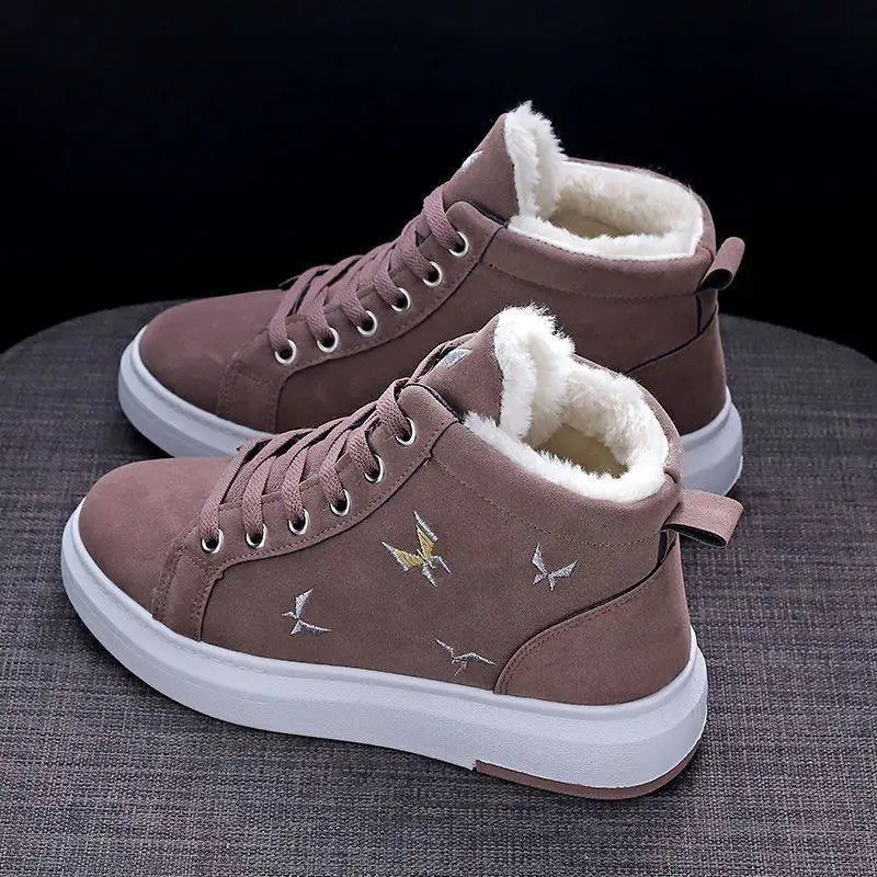 Lucille - Chaussures hautes d'hiver imprimées pour femmes