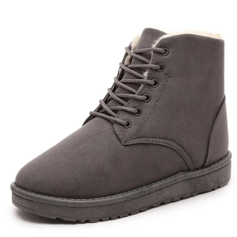 Margaux - Chaussures d'hiver hautes et souples en cuir pour femmes