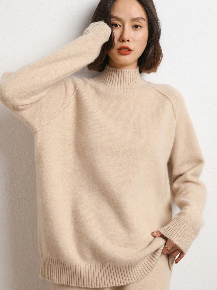 Pull Femme Col Roulé - Elda