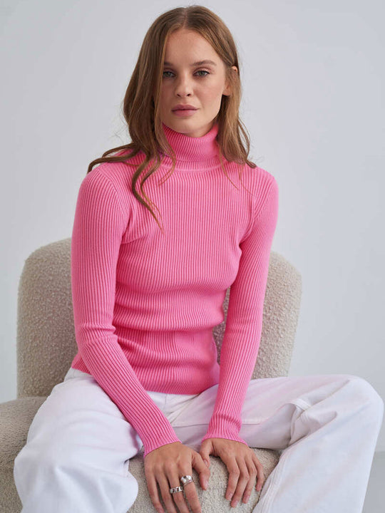 Pull à Col Roulé Femme - Indispensable d'Automne et Élégance