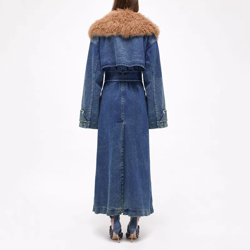 Danella - Trench en Jean Tendance pour Femme