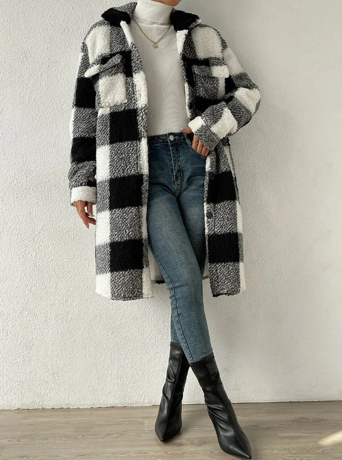 Kailany - Manteau d'hiver en fourrure de nounours