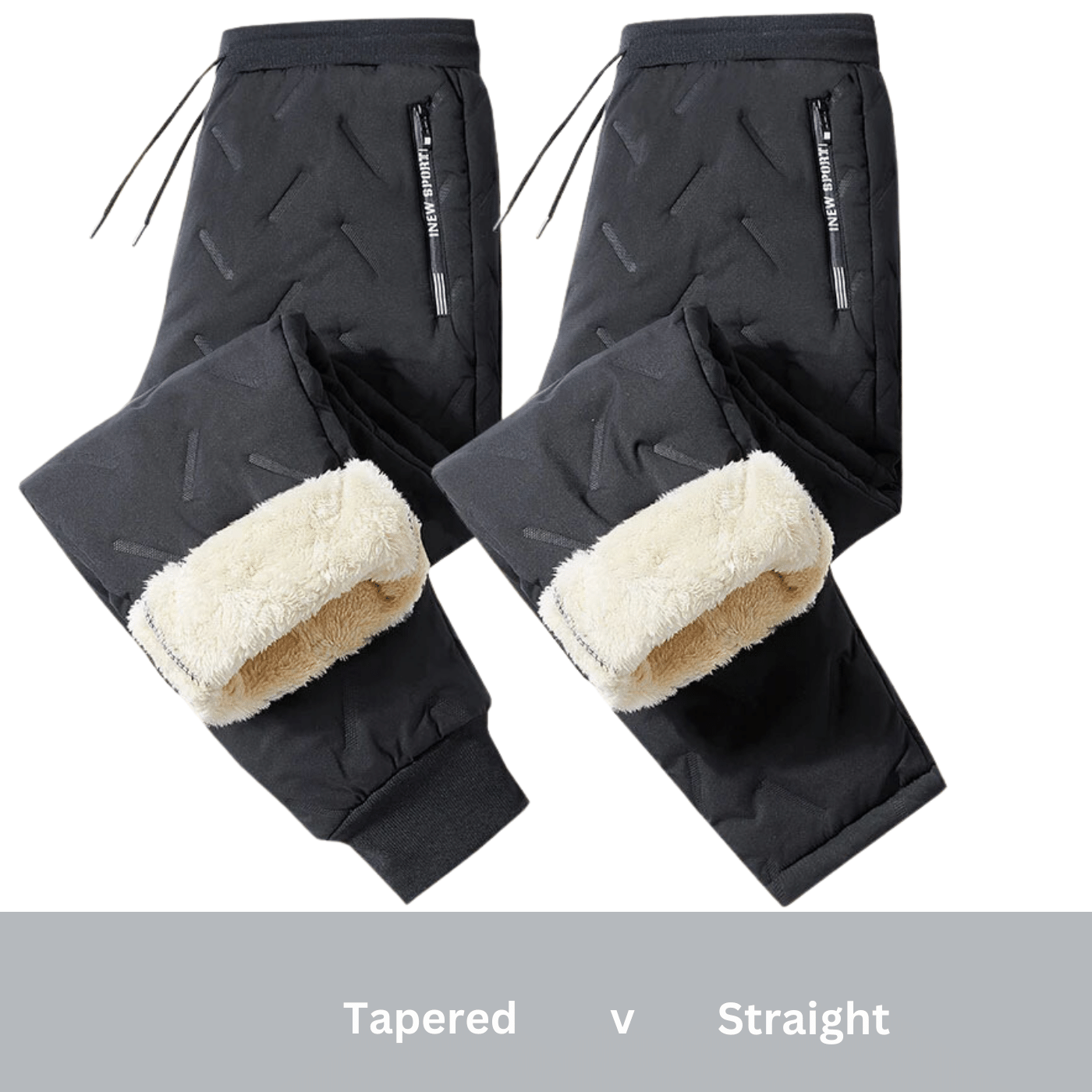 Pantalon Unisexe Doublé En Polaire