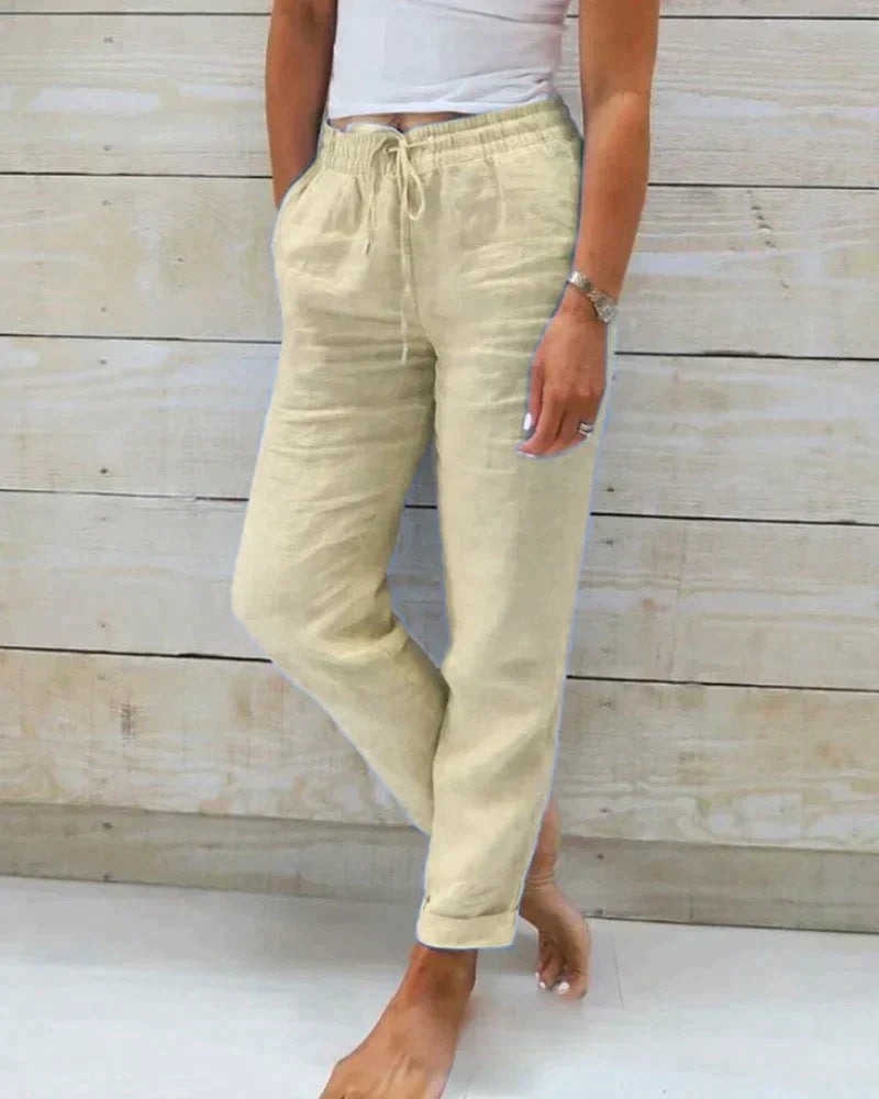 Randa - Pantalon élégant en lin pour femme