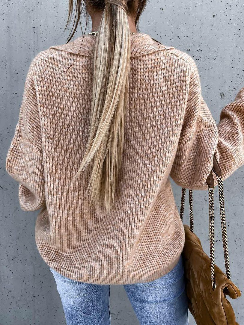 Rosa - Pull oversize tendance avec poches pour femme