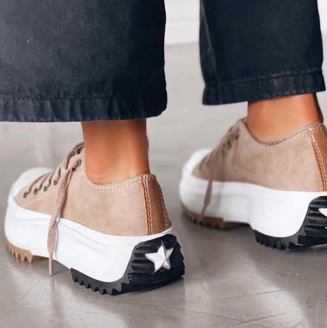 Baskets tendance à semelle surélevée