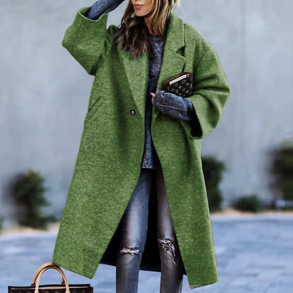Manteau élégant à la silhouette définie