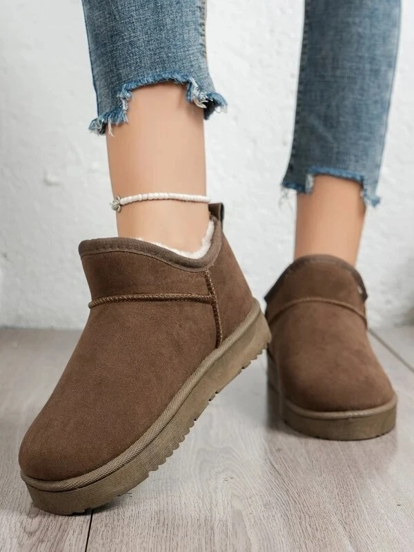 Lucille - Bottes basses d'hiver rembourrées