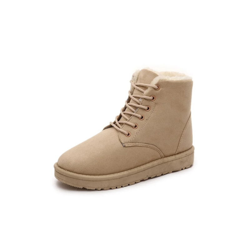 Margaux - Chaussures d'hiver hautes et souples en cuir pour femmes