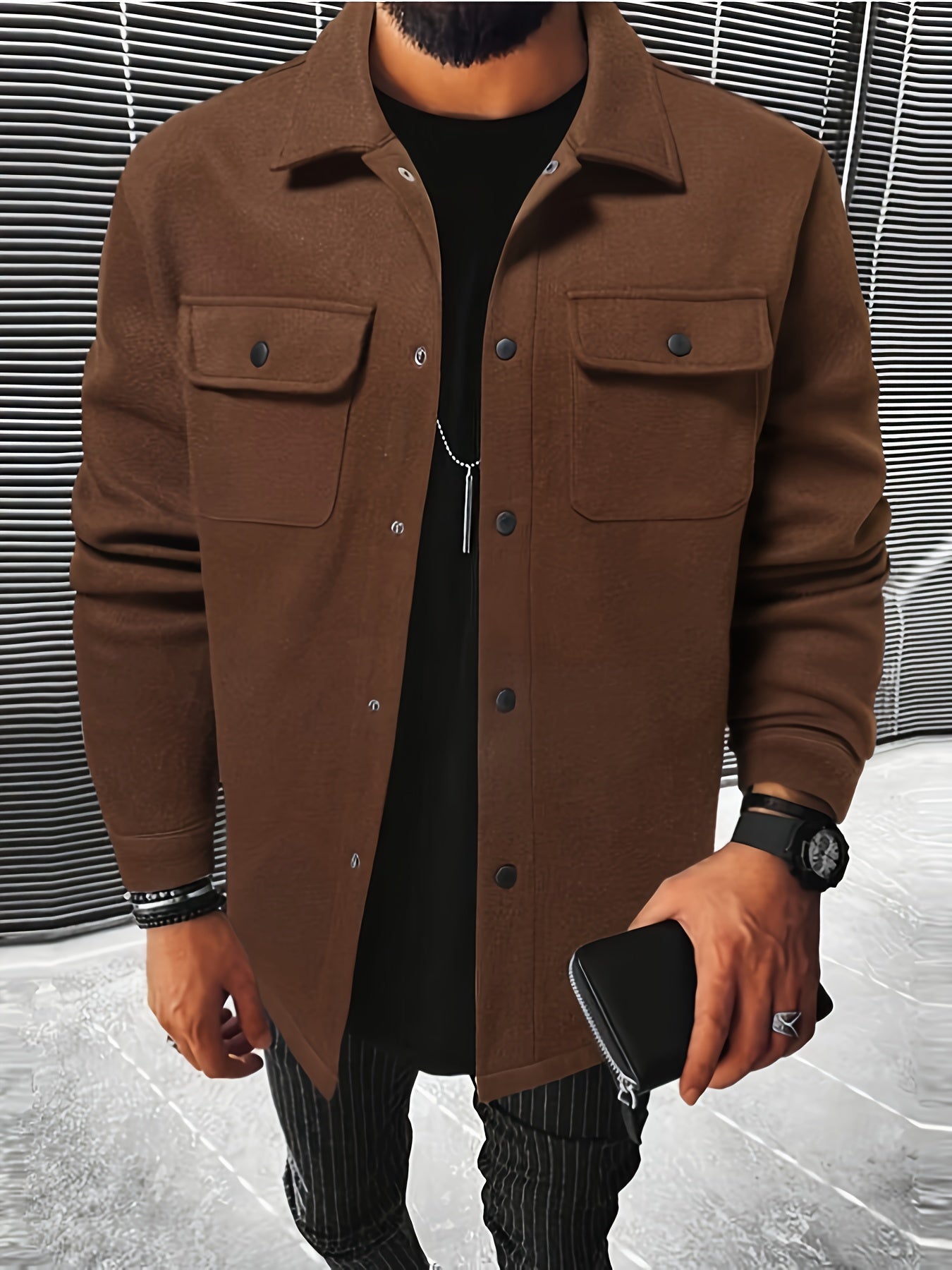 Veste élégante pour homme avec poches pratiques