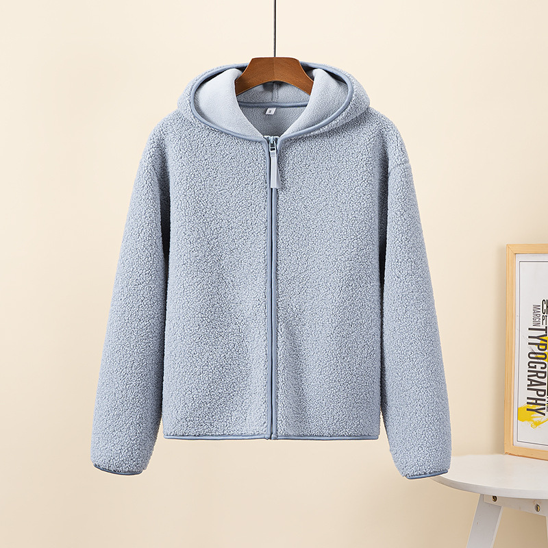 Amara - Veste Polaire Chaude pour Femme, Hoodie à Manches Longues avec Fermeture Éclair