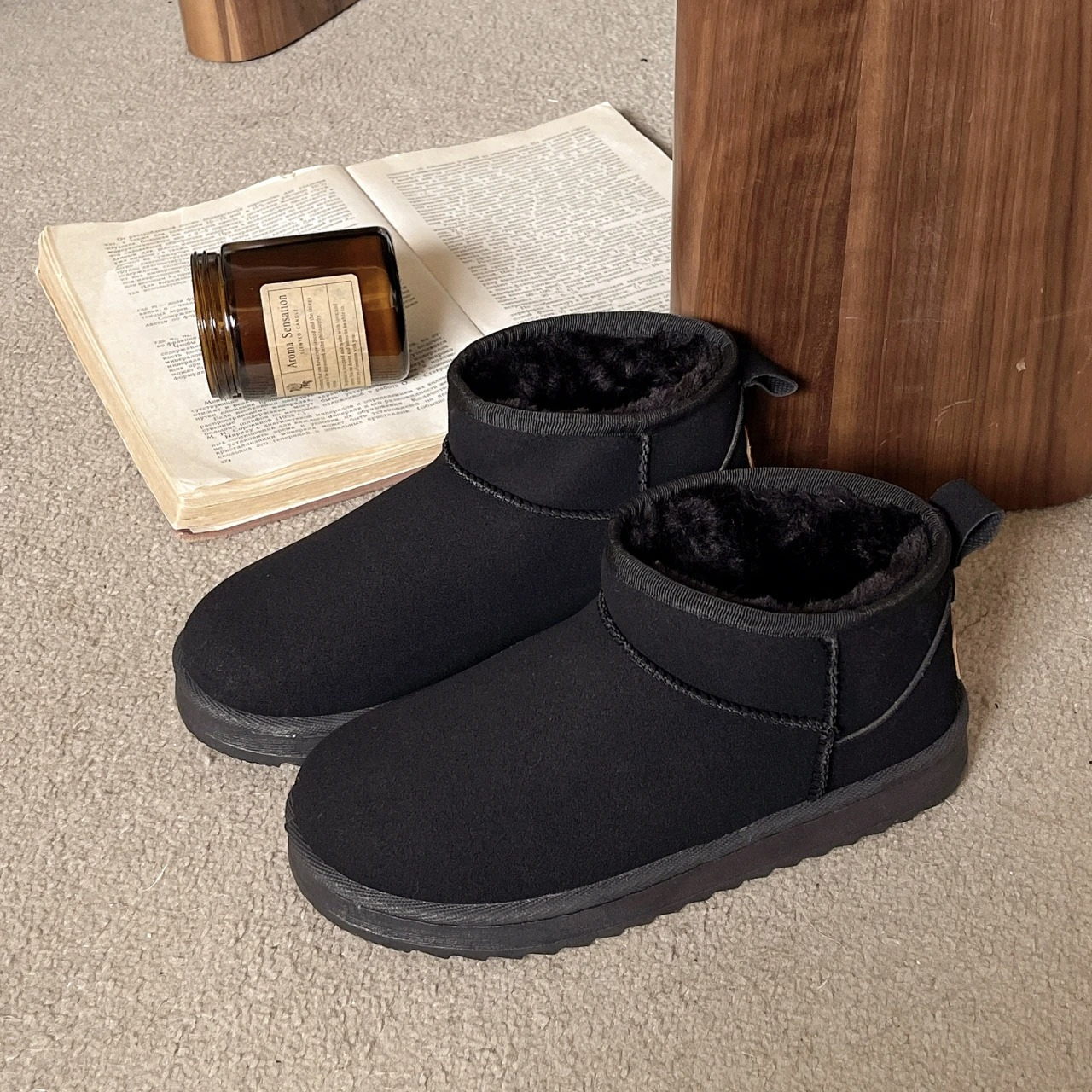 Amandine - Bottes d'hiver rembourrées à semelle haute et antidérapante