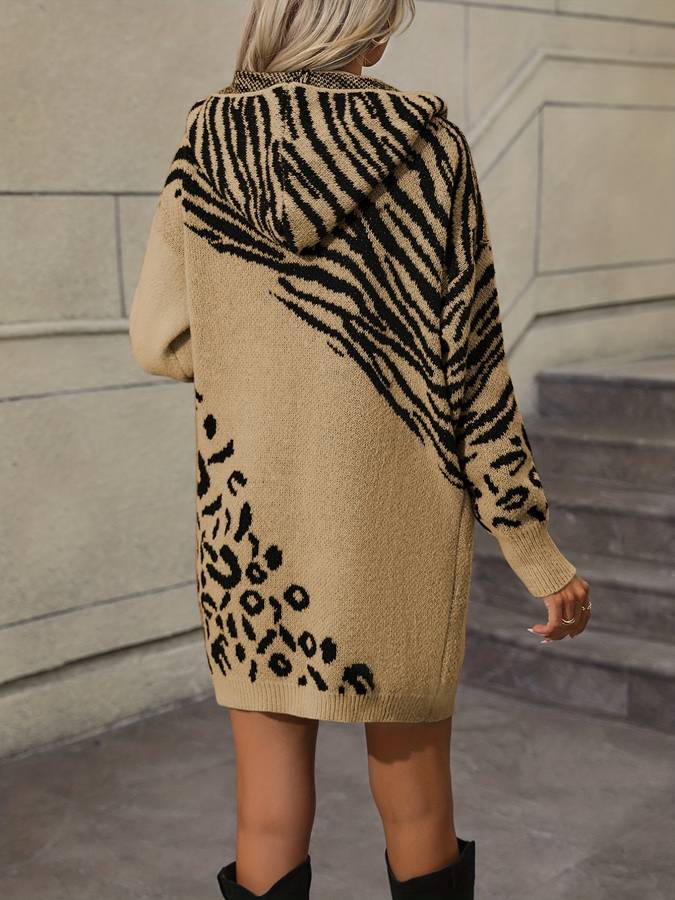 Manteau long imprimé élégant - Tiferet