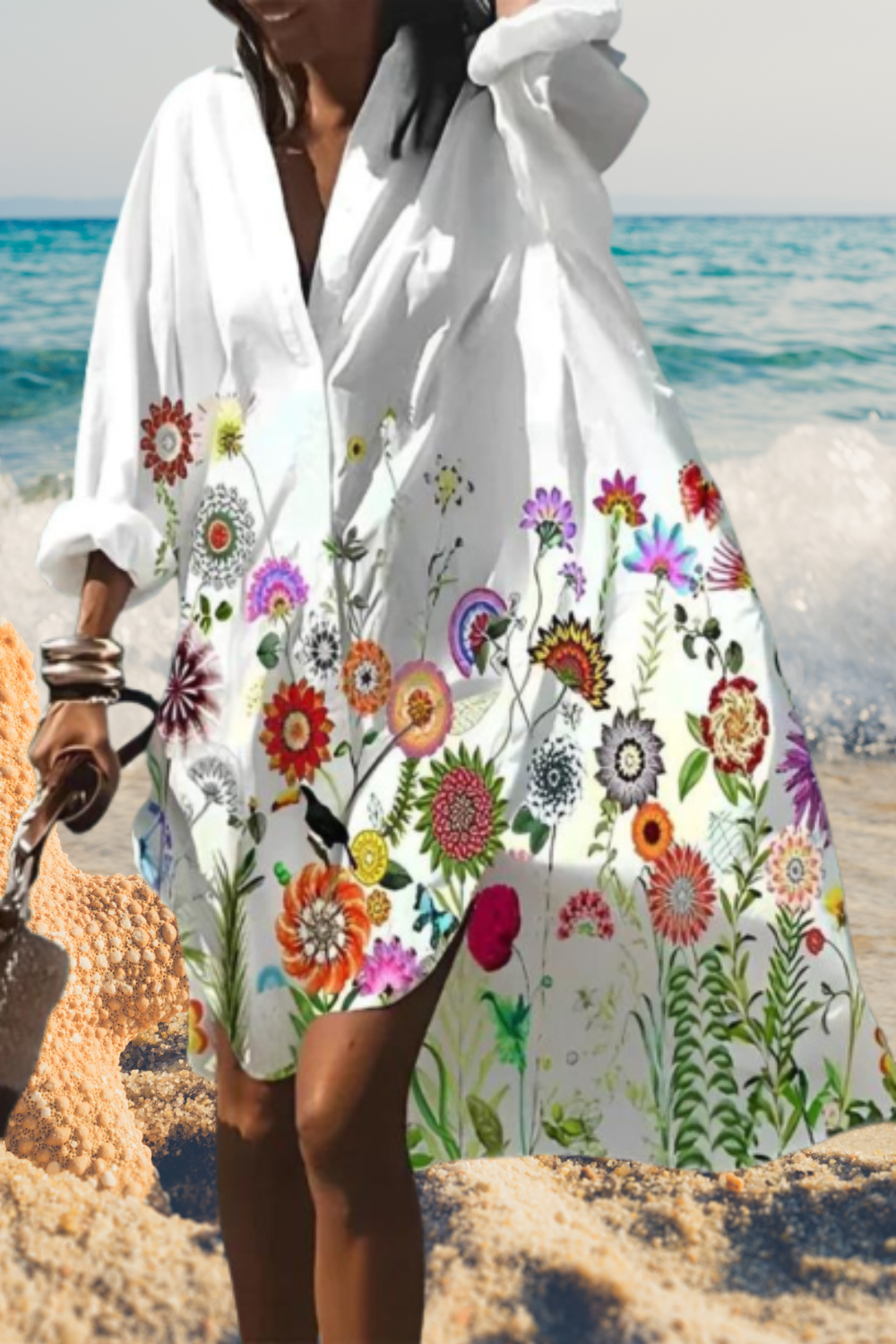 Océane Dubois | Robe chemise ample