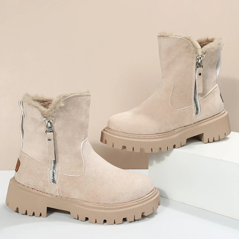 Sophie - Bottes d'hiver légères et rembourrées avec semelle souple