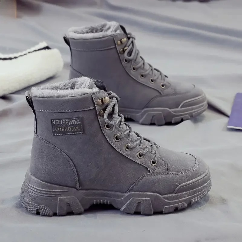 Amber - Chaussures D'Hiver À Semelles Épaisses Et Hautes Pour Dames