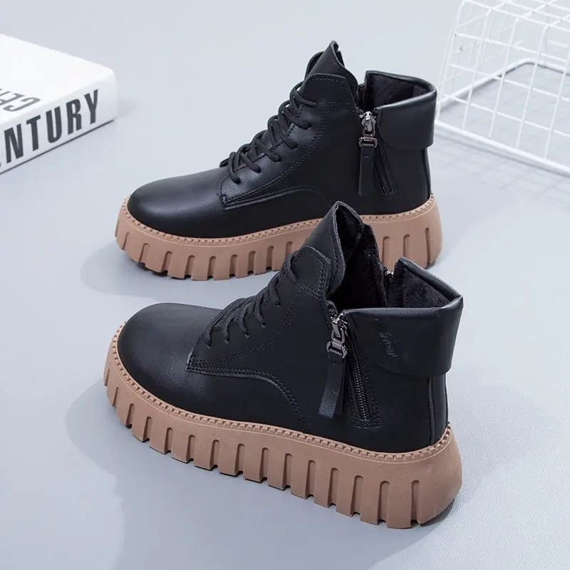 Claire - Windproof Zip Soft Winter Shoes Ladies