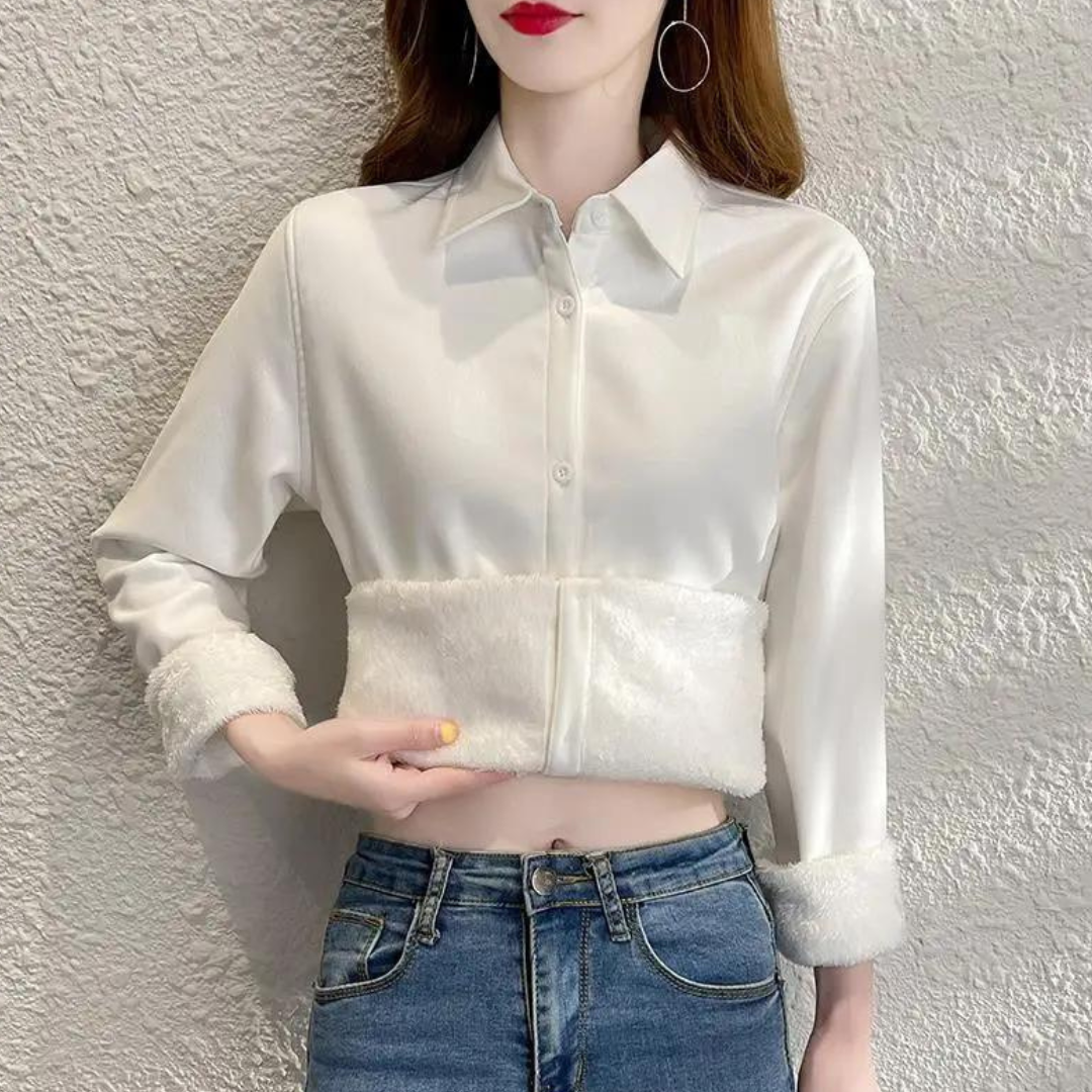 Klara - Blouse Élégante en Fleece pour Femmes