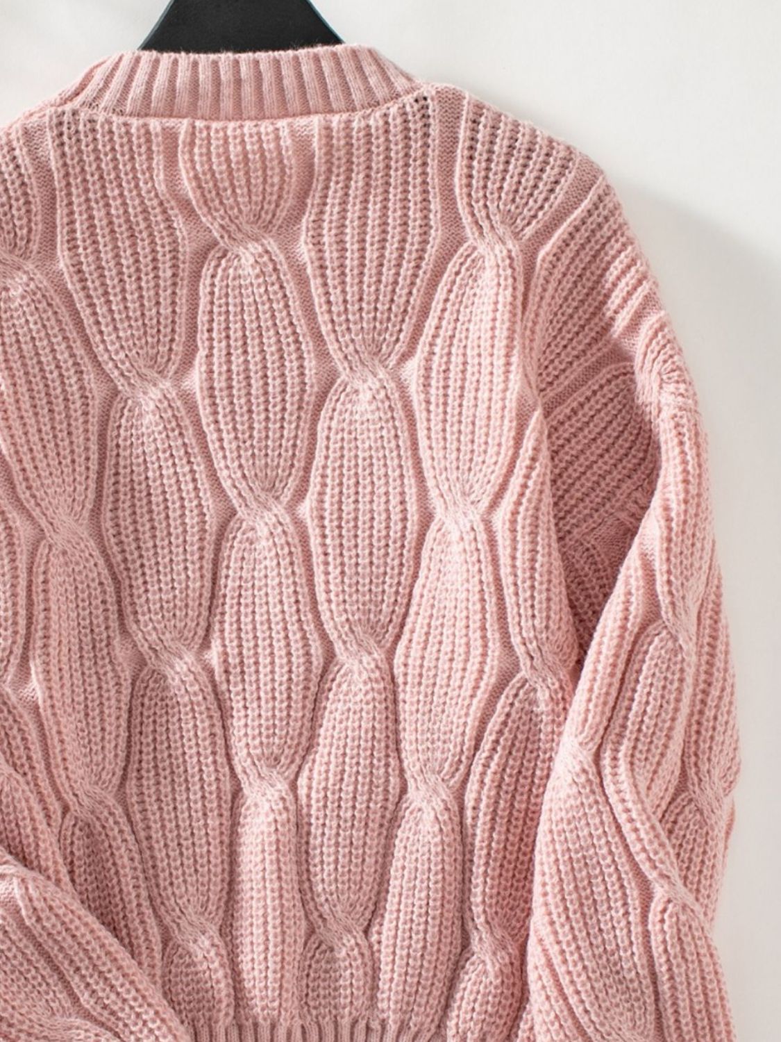 Mila - Pull à col rond et épaules tombantes pour femme
