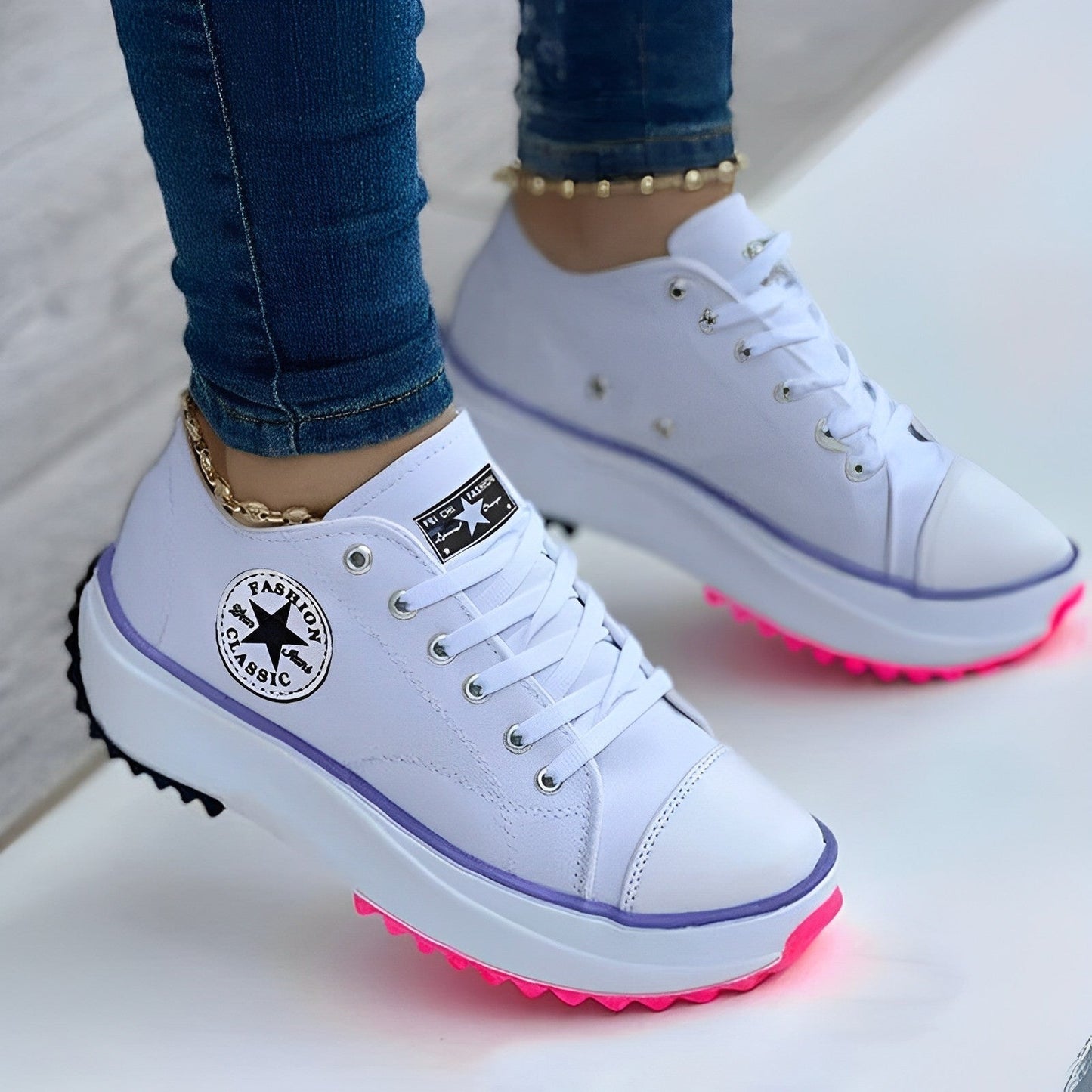Lucie - Chaussures En Dentelle